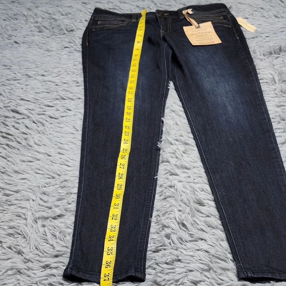 New Democracy Ab‎ technology Jegging Womens 6 Dark Wash Denim Slimming Stretch